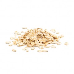 rozsypane płatki owsiane